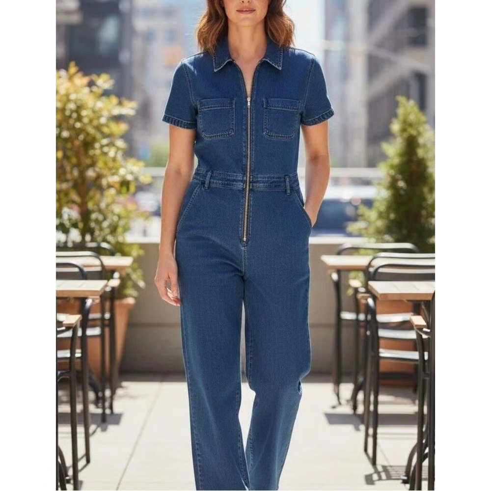 Vintage Y2K Riley & James Denim Jumpsuit